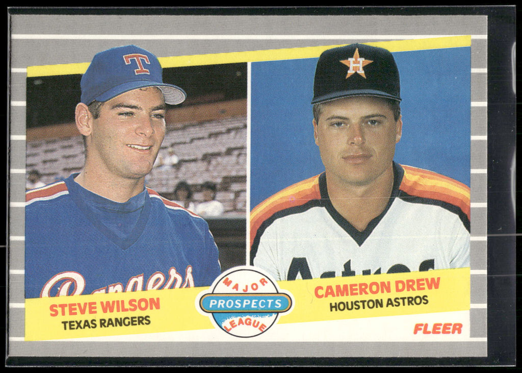 1989 Fleer #640 Steve Wilson / Cameron Drew