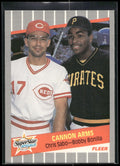 1989 Fleer #637 Cannon Arms (Chris Sabo / Bobby Bonilla)