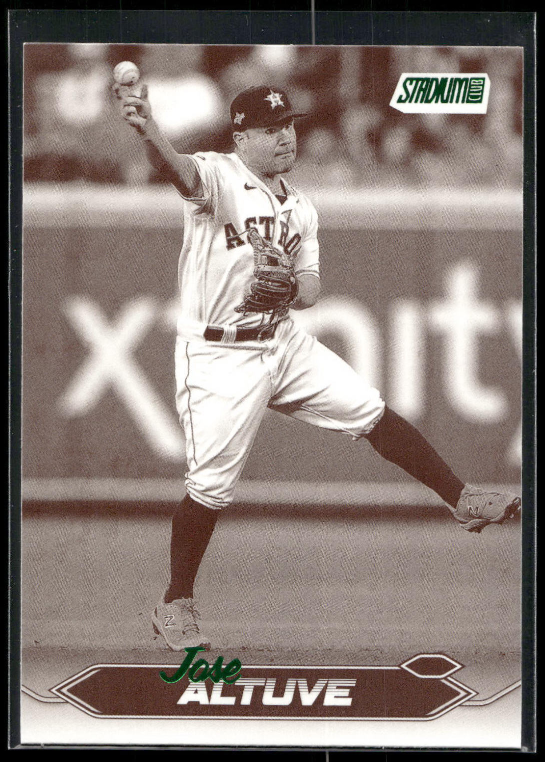 2024 Stadium Club #174 Jose Altuve Sepia