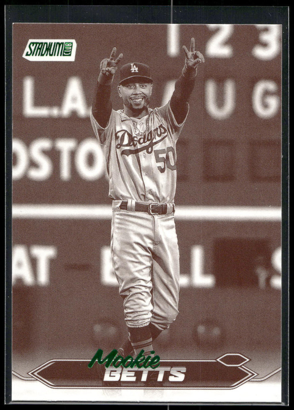 2024 Stadium Club #167 Mookie Betts Sepia
