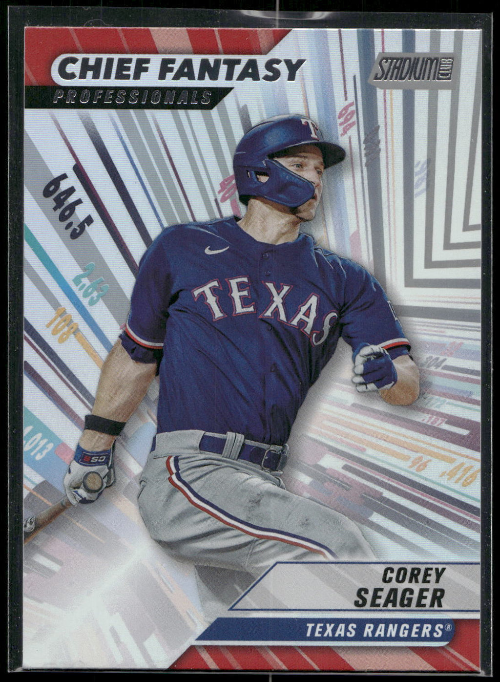 2024 Stadium Club #CFPRO-17 Corey Seager Chief Fantasy Professionals