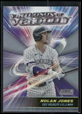 2024 Stadium Club #VV-16 Nolan Jones Virtuosos of Velocity