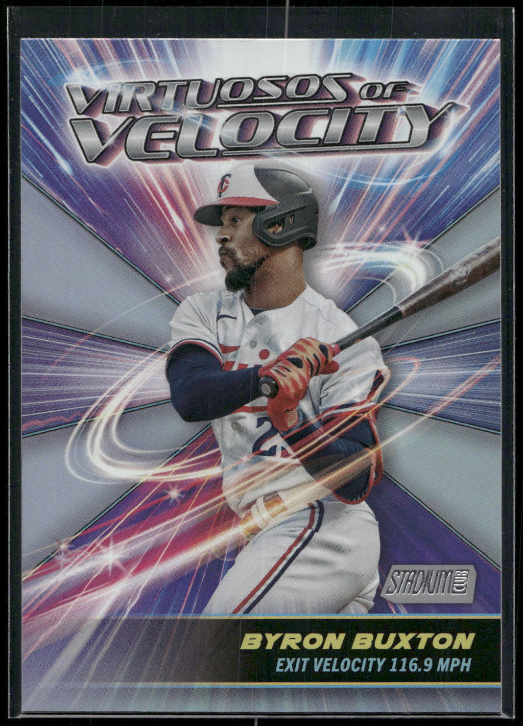 2024 Stadium Club #VV-10 Byron Buxton Virtuosos of Velocity
