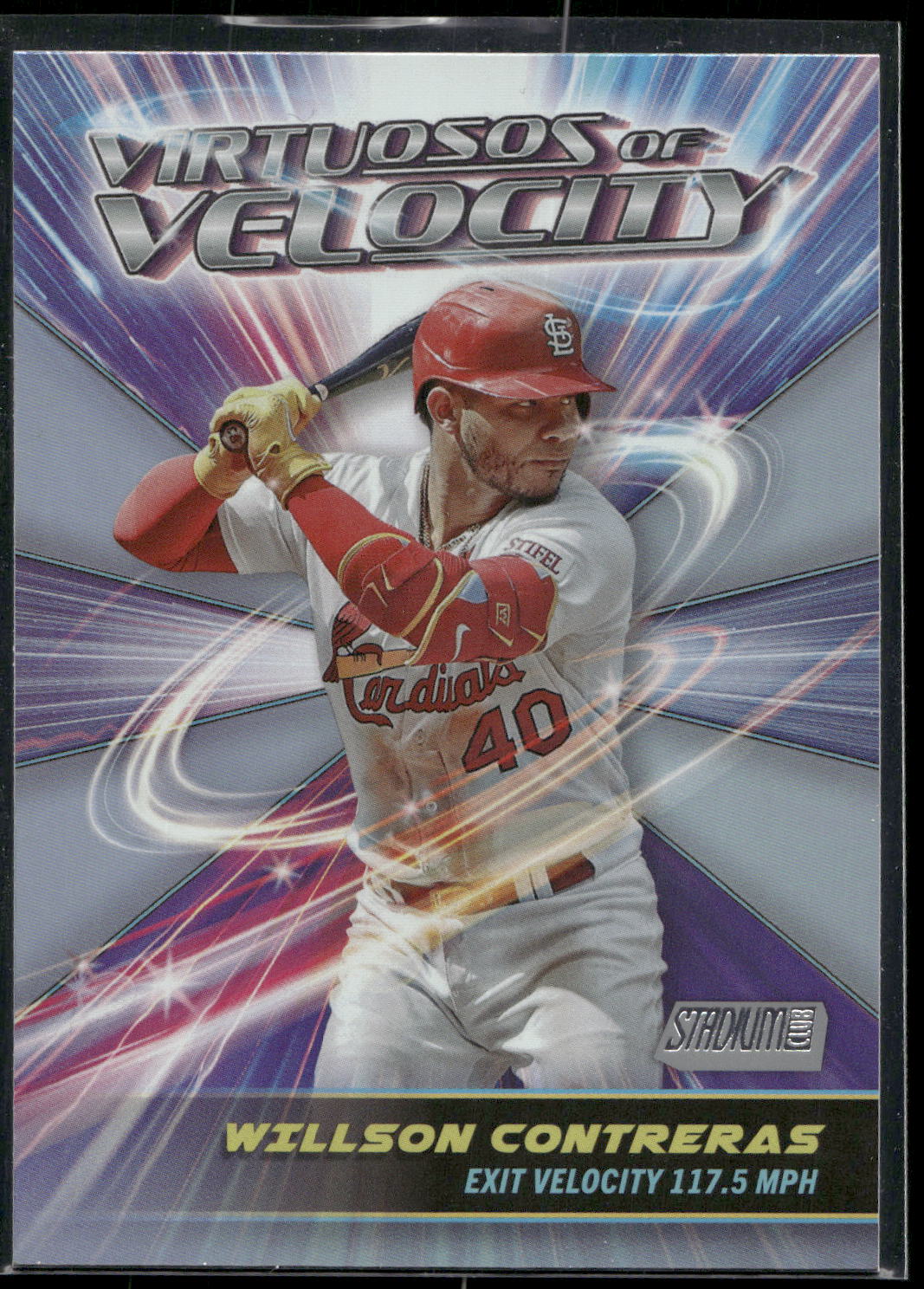 2024 Stadium Club #VV-8 Willson Contreras Virtuosos of Velocity