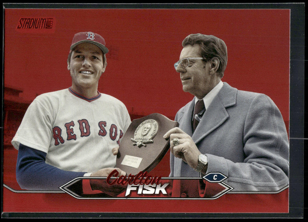 2024 Stadium Club #22 Carlton Fisk Red Foil