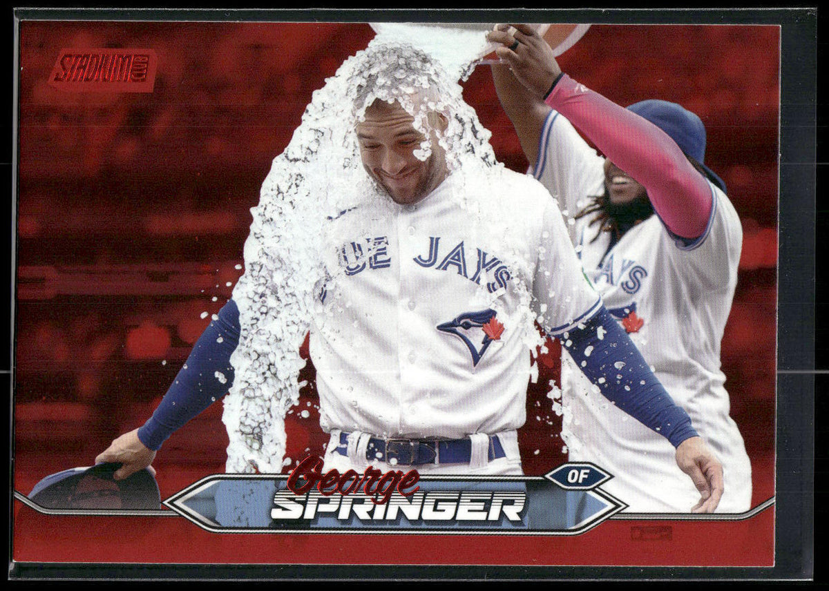 2024 Stadium Club #282 George Springer Red Foil