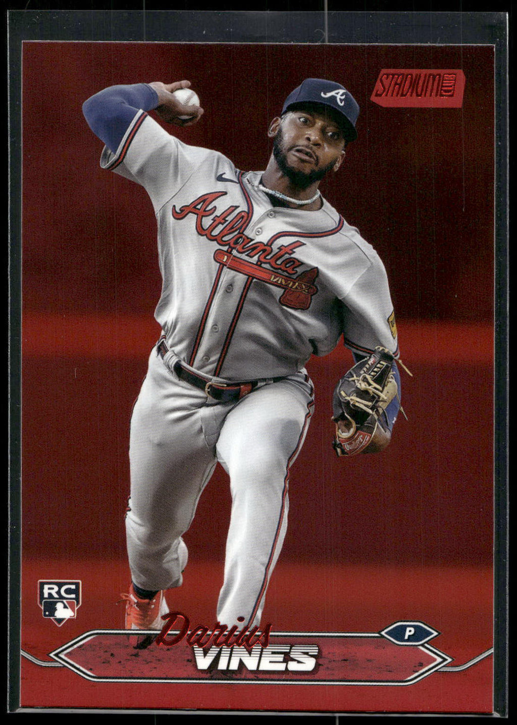 2024 Stadium Club #95 Darius Vines Red Foil