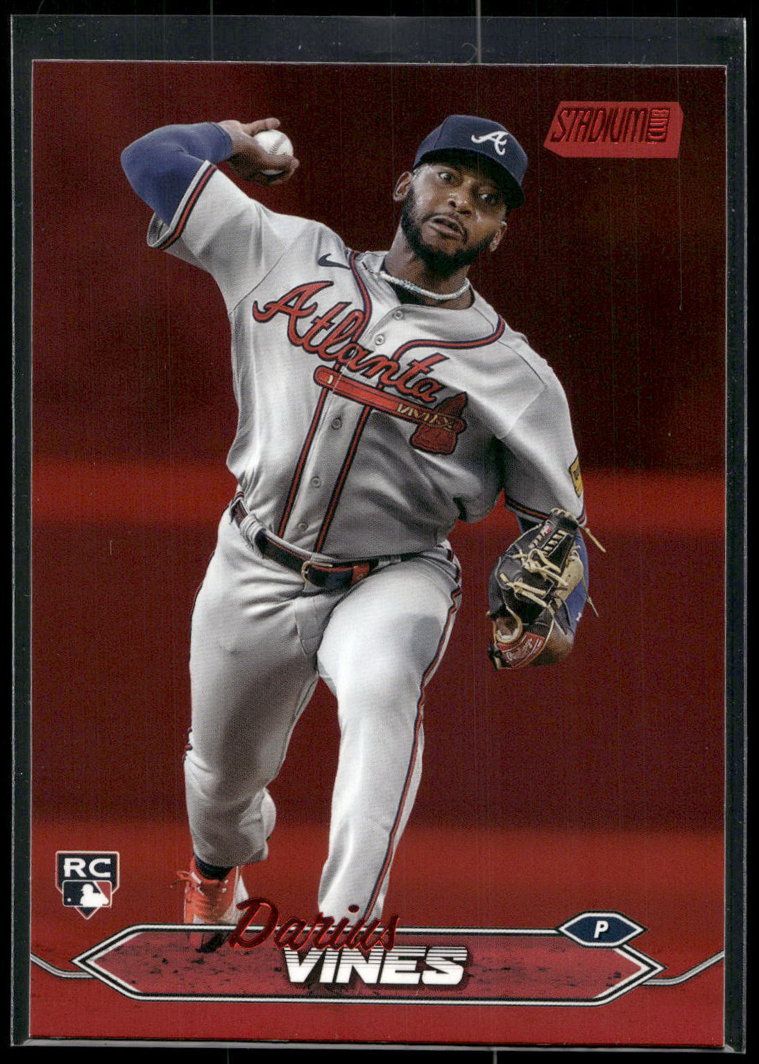 2024 Stadium Club #95 Darius Vines Red Foil