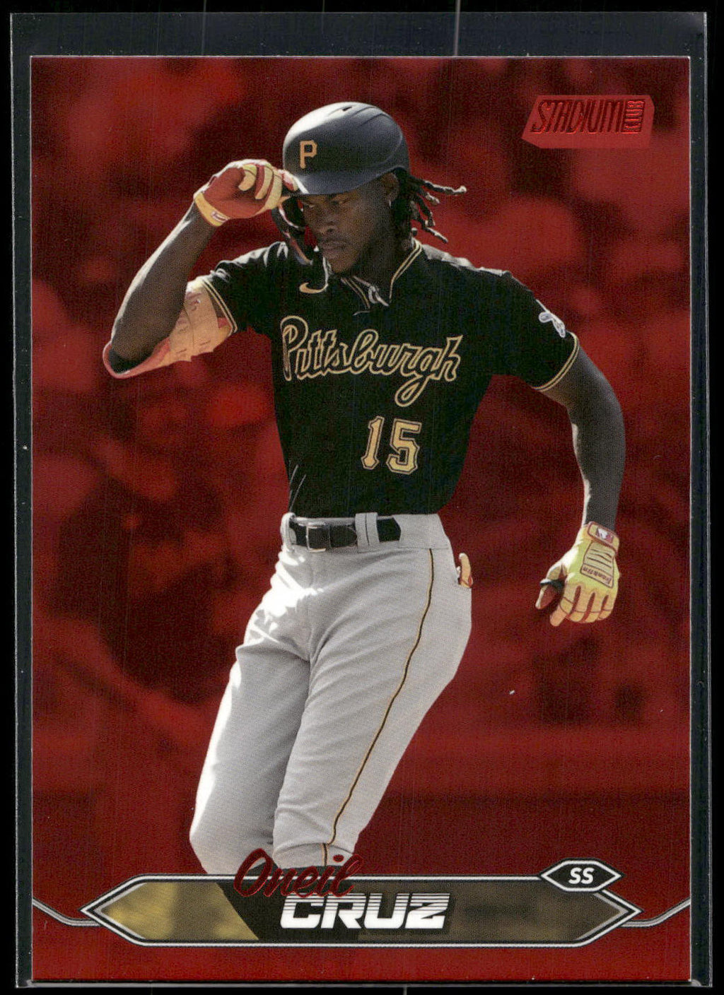 2024 Stadium Club #292 Oneil Cruz Red Foil