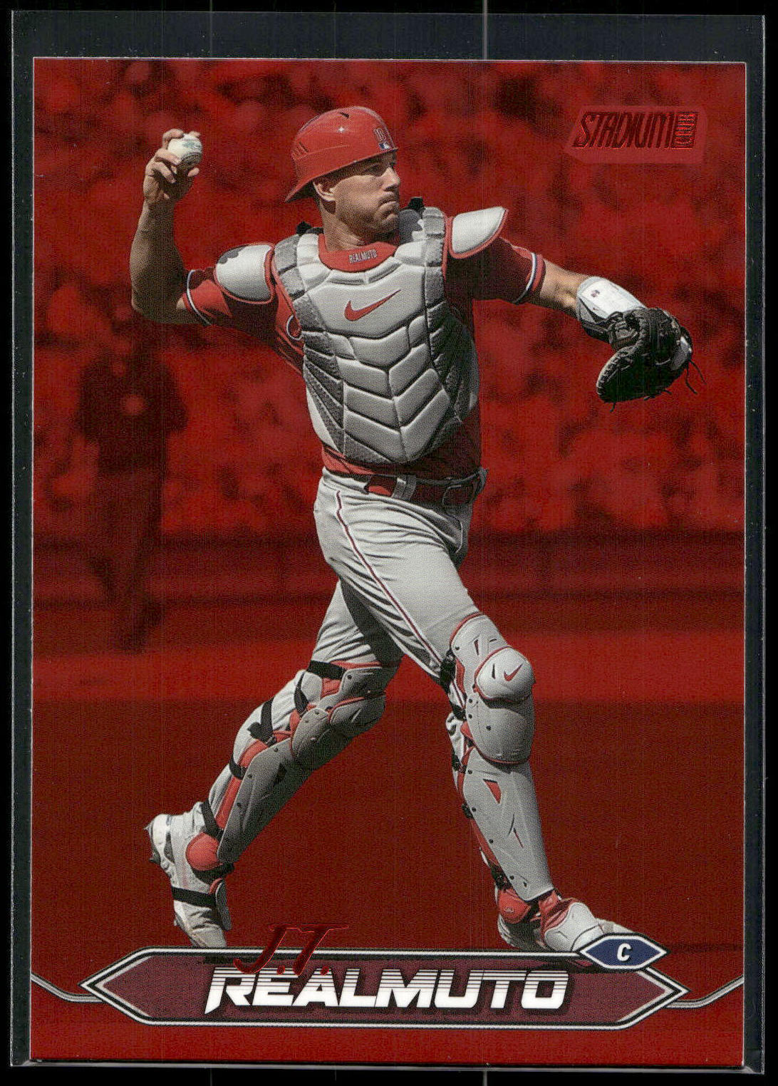 2024 Stadium Club #279 J.T. Realmuto Red Foil