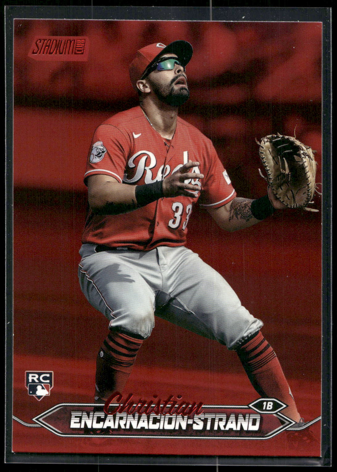 2024 Stadium Club #5 Christian Encarnacion-Strand Red Foil