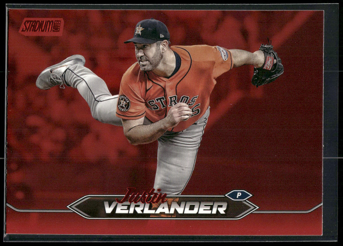 2024 Stadium Club #178 Justin Verlander Red Foil