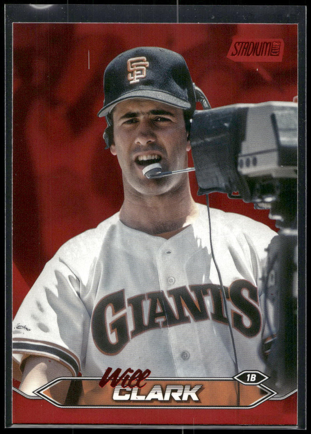 2024 Stadium Club #262 Will Clark Red Foil