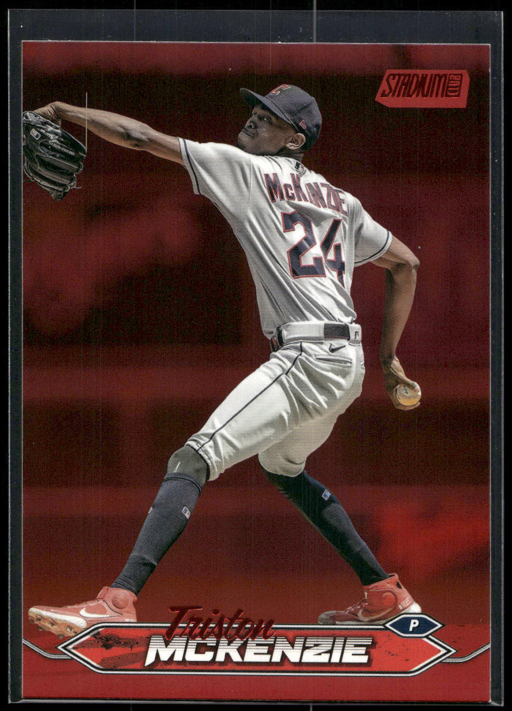 2024 Stadium Club #45 Triston McKenzie Red Foil