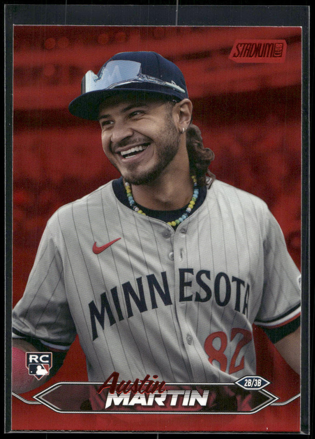 2024 Stadium Club #228 Austin Martin Red Foil