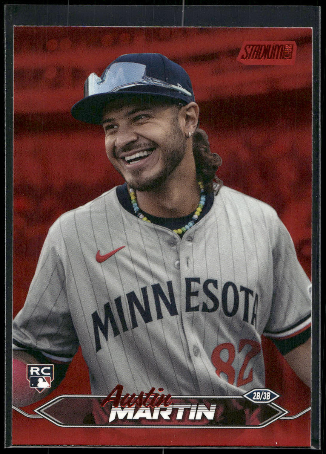 2024 Stadium Club #228 Austin Martin Red Foil