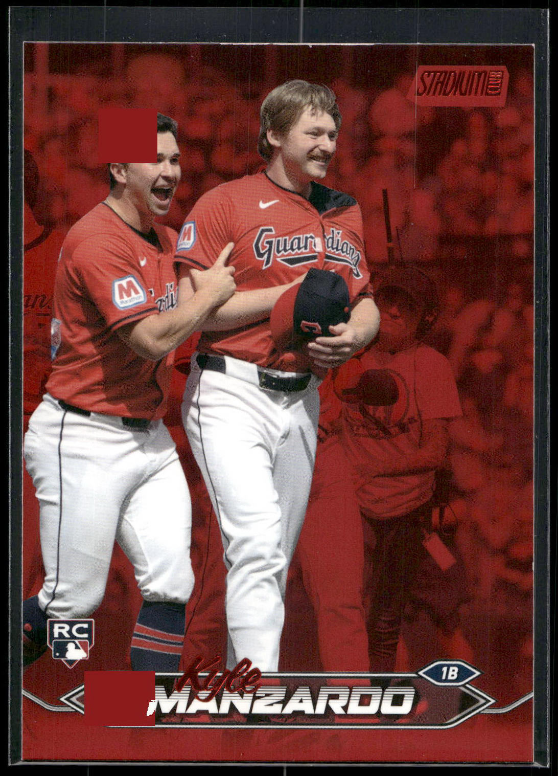 2024 Stadium Club #160 Kyle Manzardo Red Foil