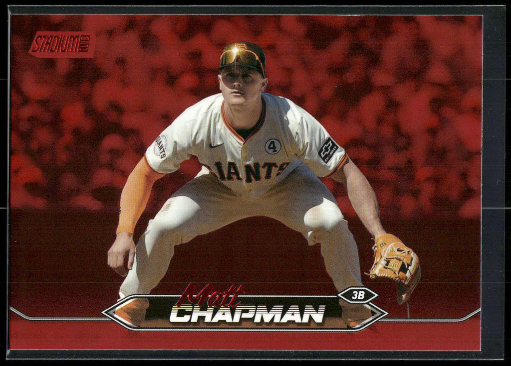 2024 Stadium Club #218 Matt Chapman Red Foil