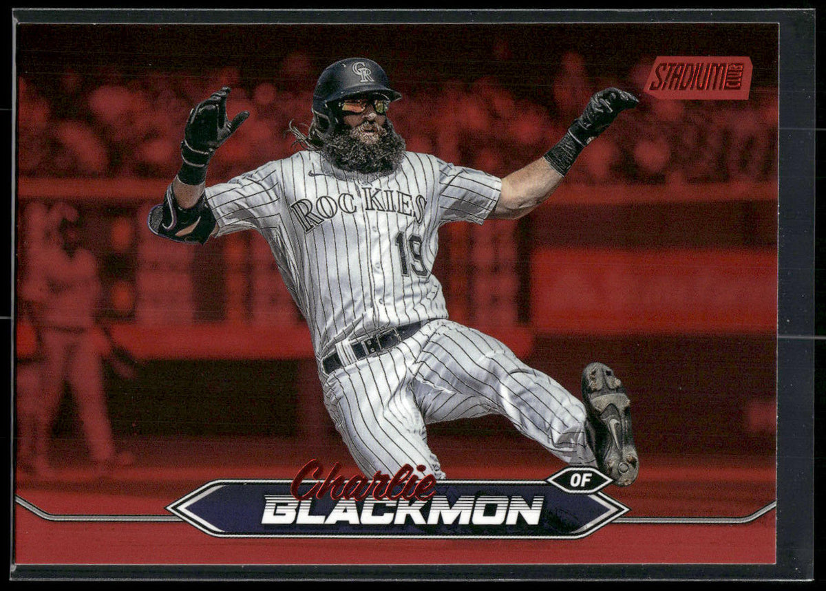 2024 Stadium Club #121 Charlie Blackmon Red Foil