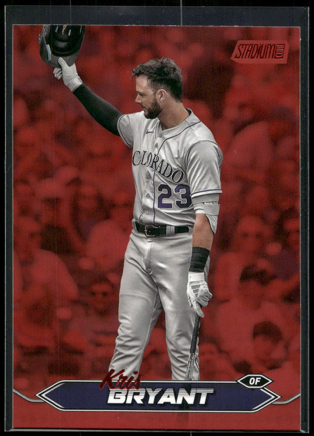 2024 Stadium Club #190 Kris Bryant Red Foil
