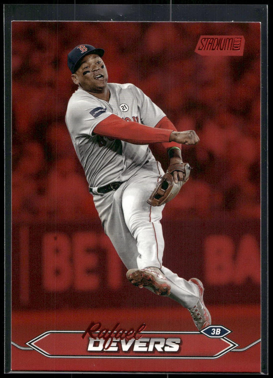 2024 Stadium Club #44 Rafael Devers Red Foil