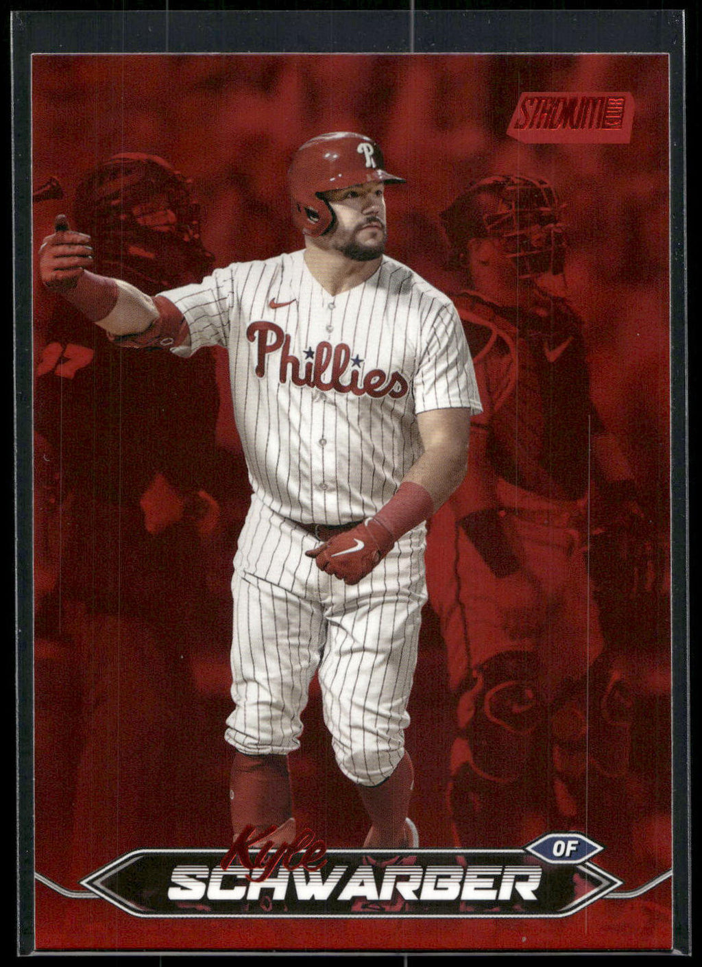 2024 Stadium Club #221 Kyle Schwarber Red Foil