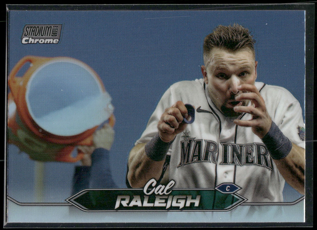 2024 Stadium Club #247 Cal Raleigh Chrome Refractors