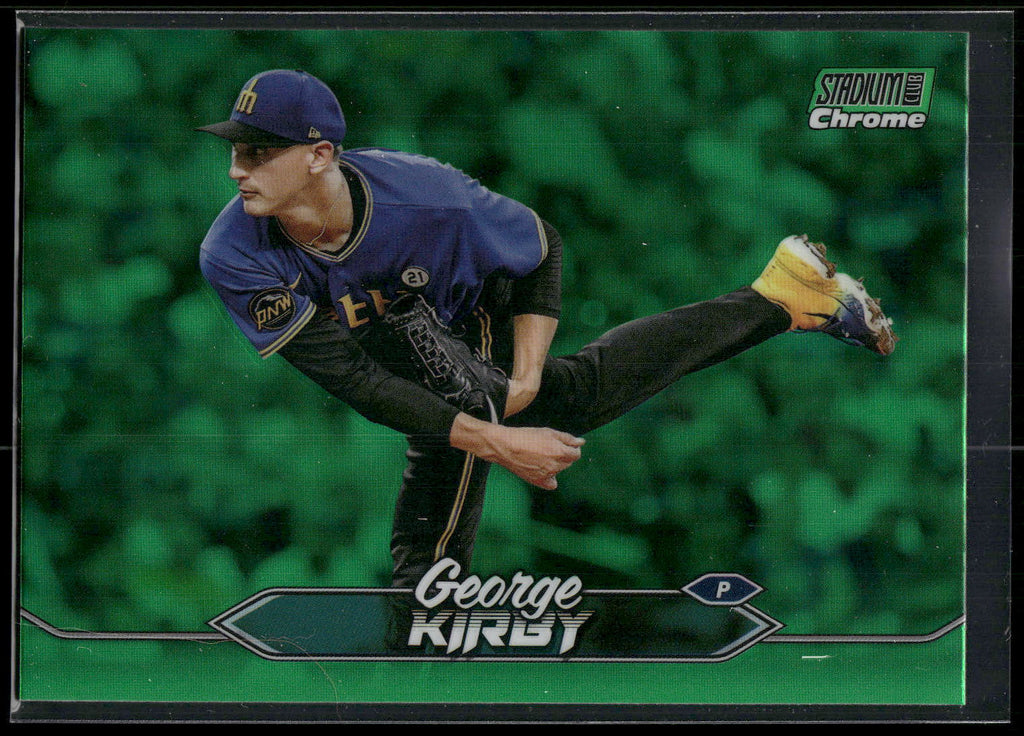 2024 Stadium Club #254 George Kirby Chrome Green Refractors