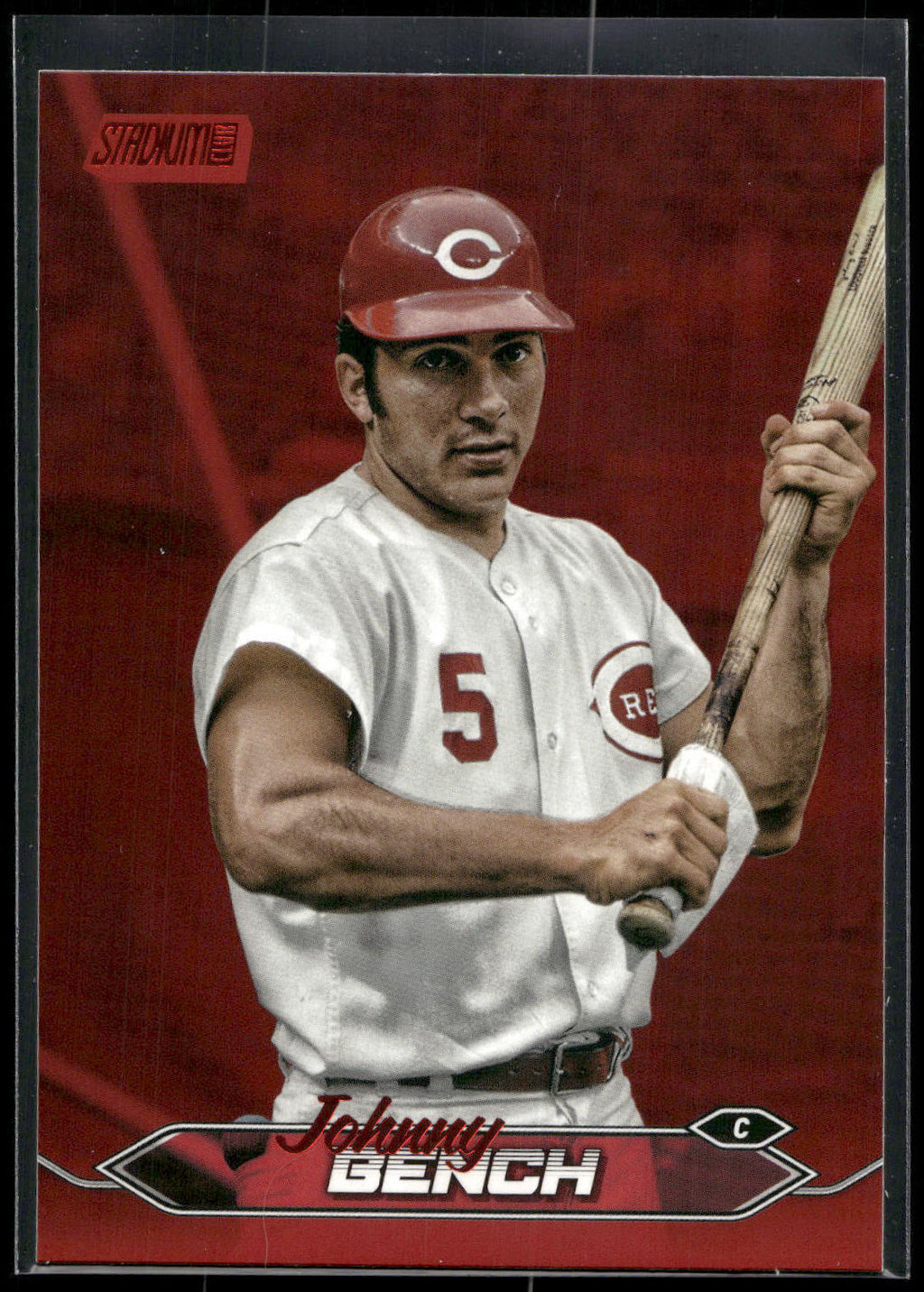 2024 Stadium Club #75 Johnny Bench Red Foil