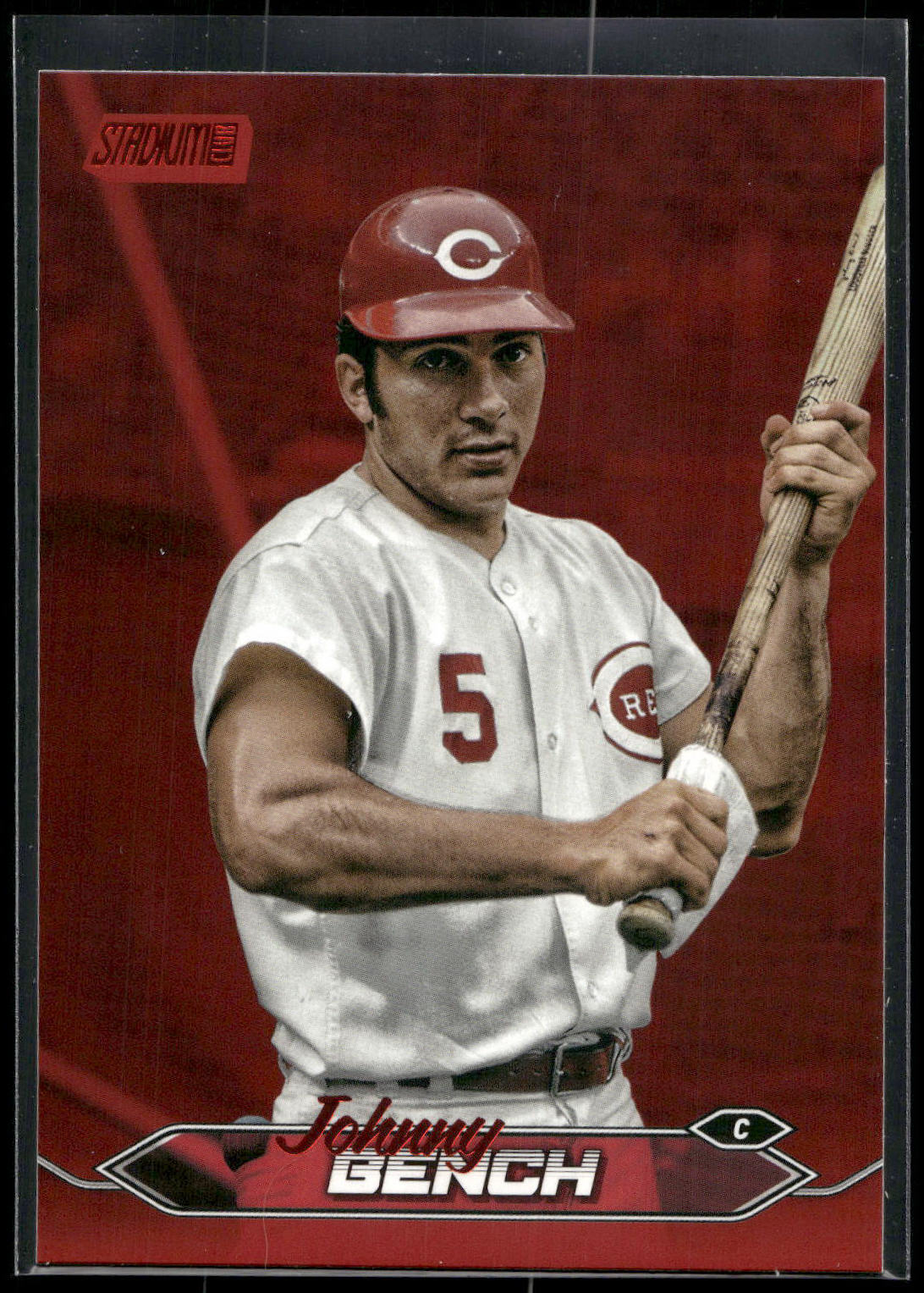 2024 Stadium Club #75 Johnny Bench Red Foil