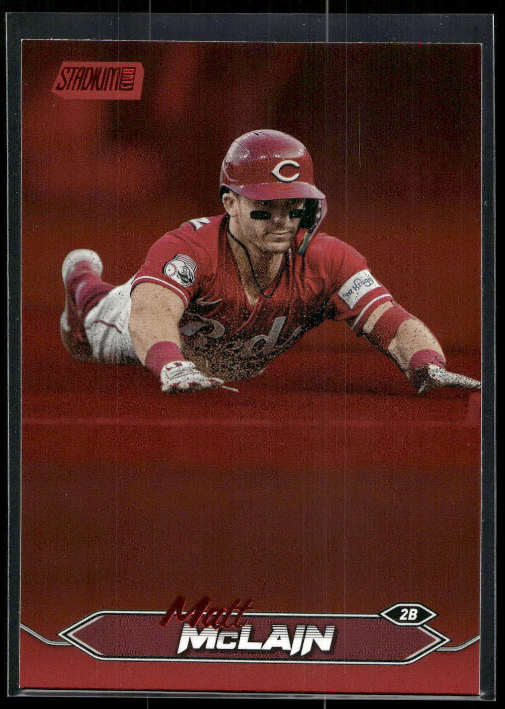2024 Stadium Club #37 Matt McLain Red Foil