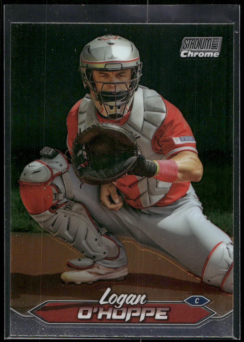 2024 Stadium Club #84 Logan O'Hoppe Chrome