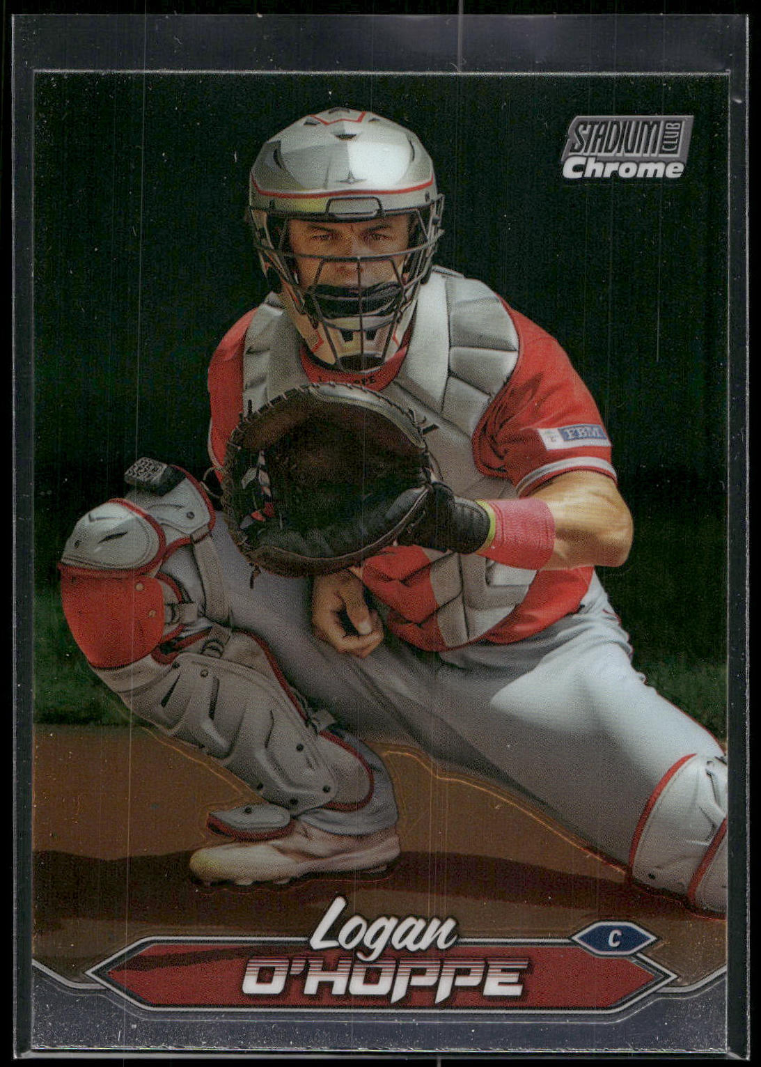 2024 Stadium Club #84 Logan O'Hoppe Chrome