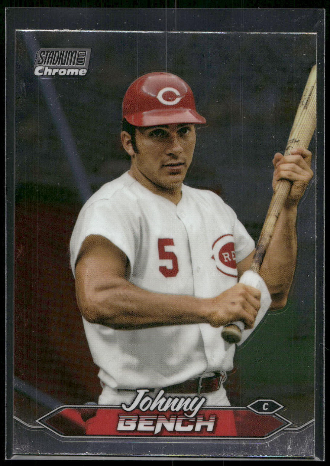 2024 Stadium Club #75 Johnny Bench Chrome