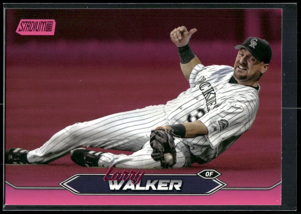 2024 Stadium Club #180 Larry Walker Pink Foil