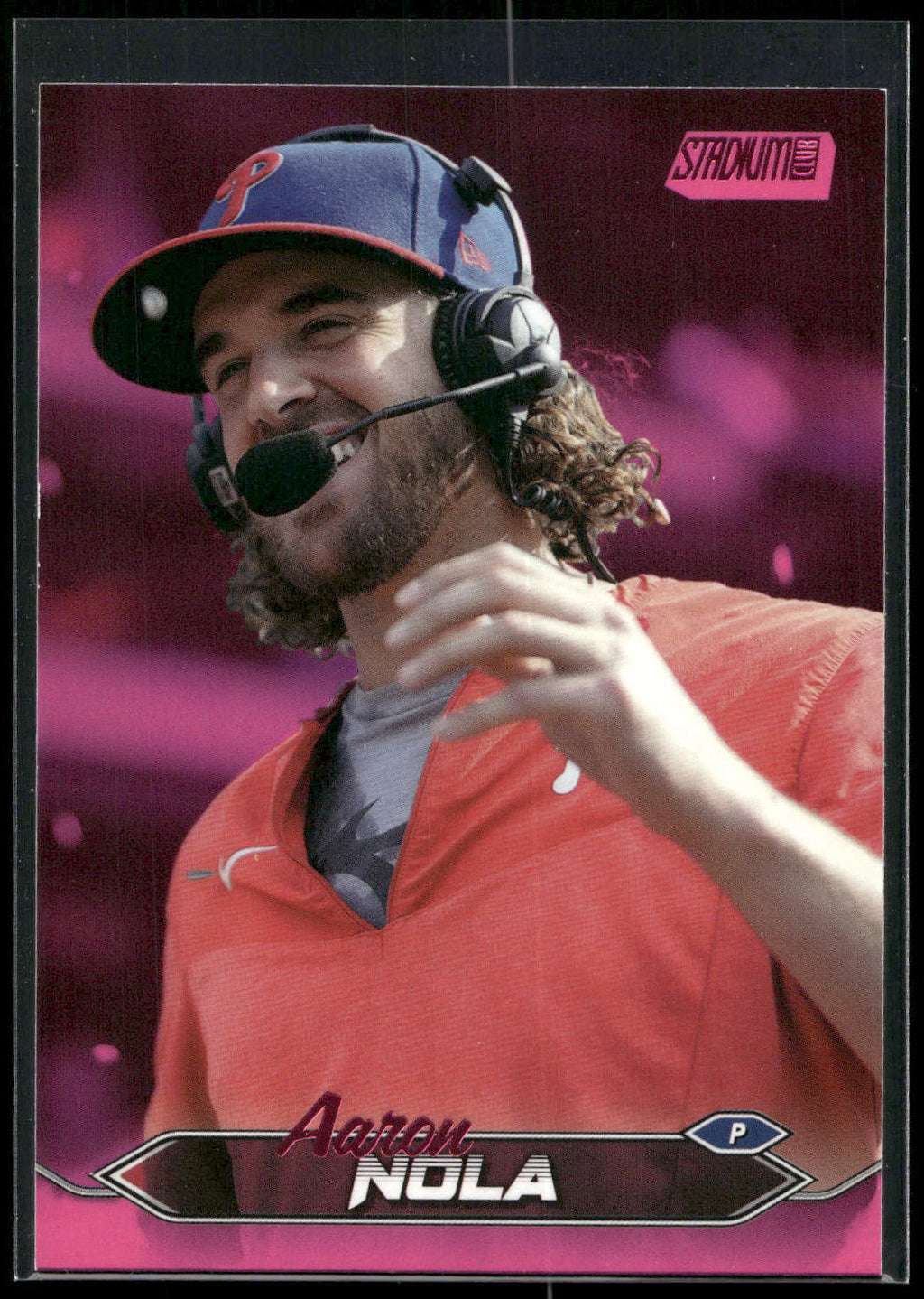 2024 Stadium Club #295 Aaron Nola Pink Foil
