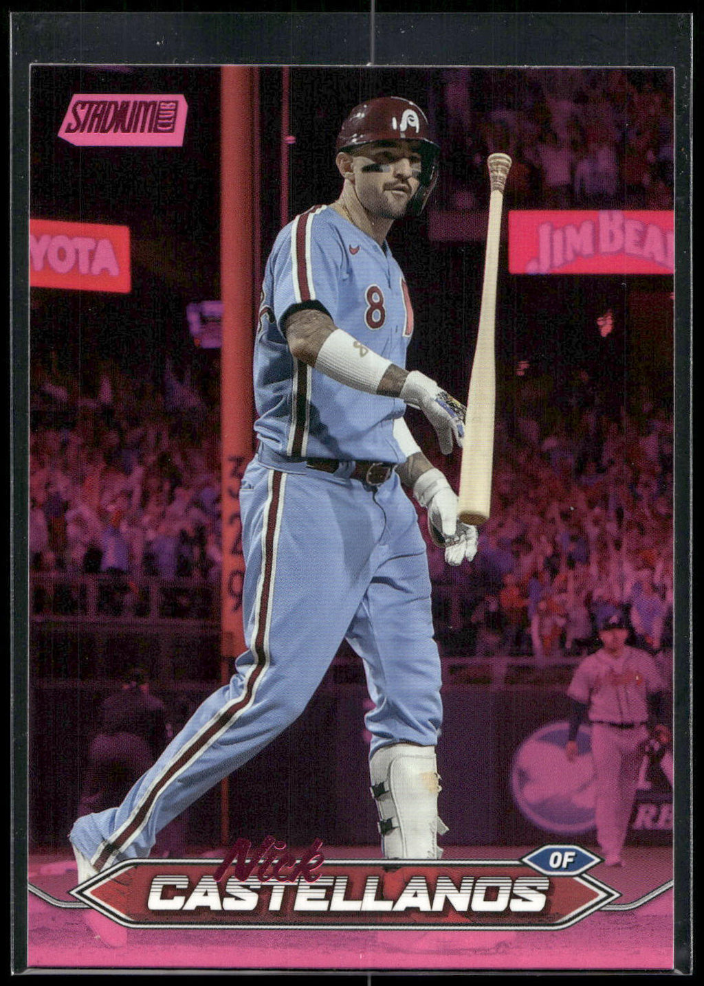 2024 Stadium Club #219 Nick Castellanos Pink Foil