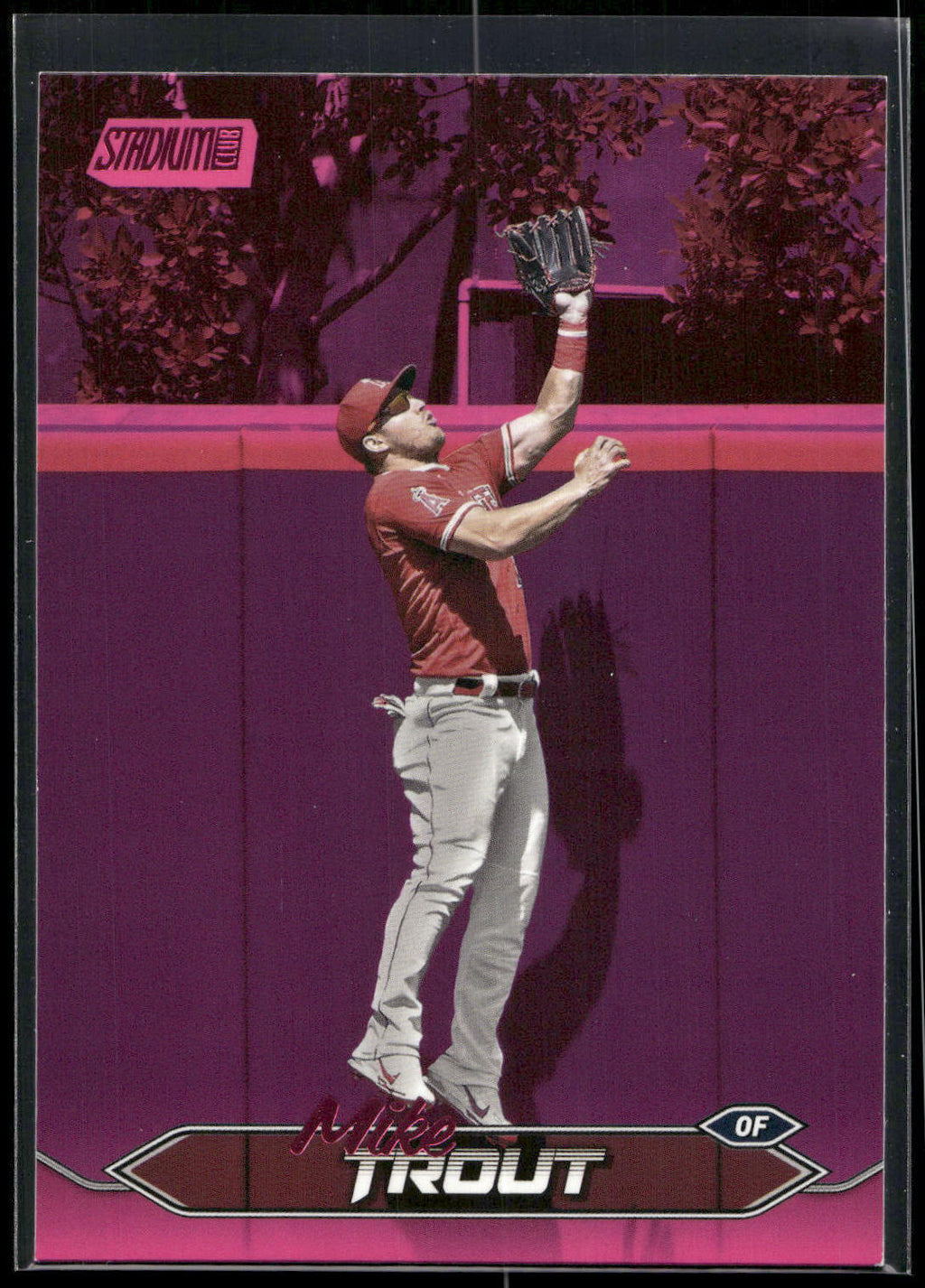 2024 Stadium Club #1 Mike Trout Pink Foil