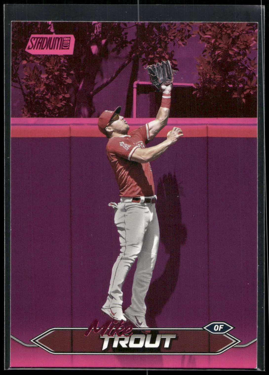 2024 Stadium Club #1 Mike Trout Pink Foil