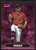 2024 Stadium Club #89 Tanner Bibee Pink Foil