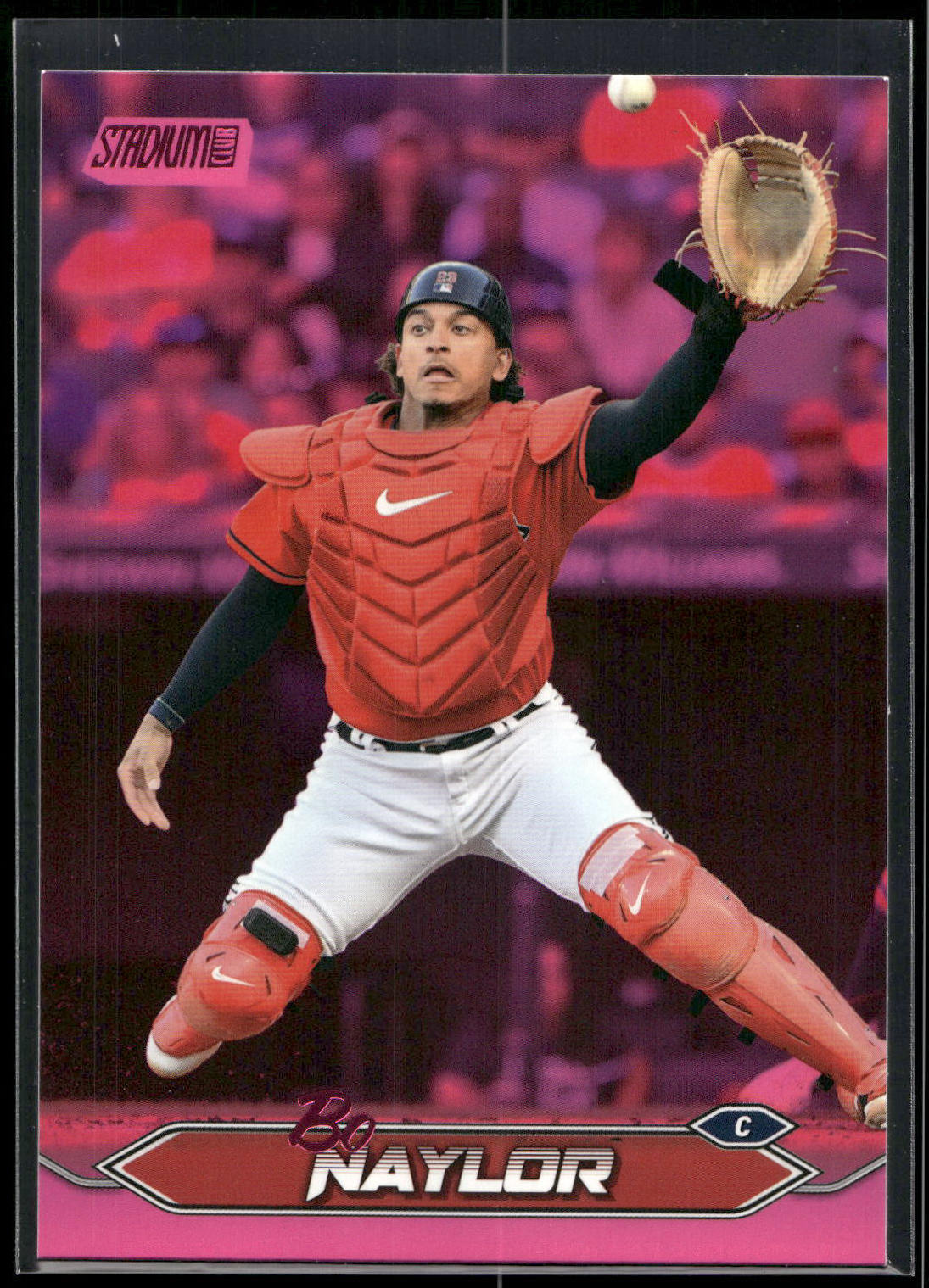2024 Stadium Club #38 Bo Naylor Pink Foil