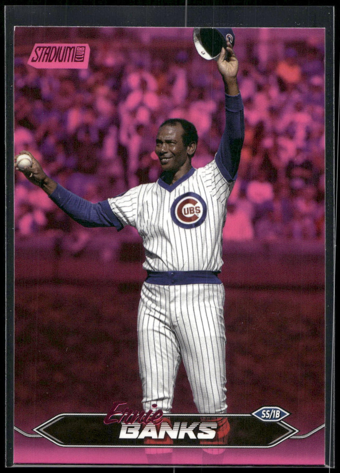 2024 Stadium Club #88 Ernie Banks Pink Foil