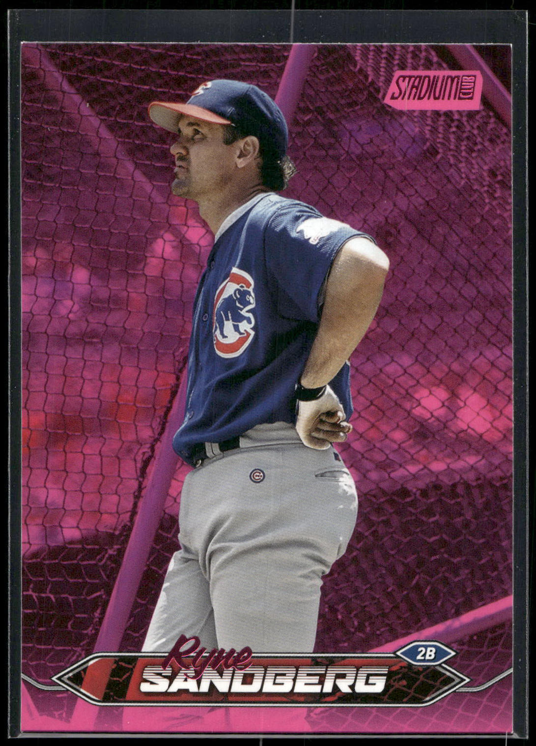 2024 Stadium Club #98 Ryne Sandberg Pink Foil