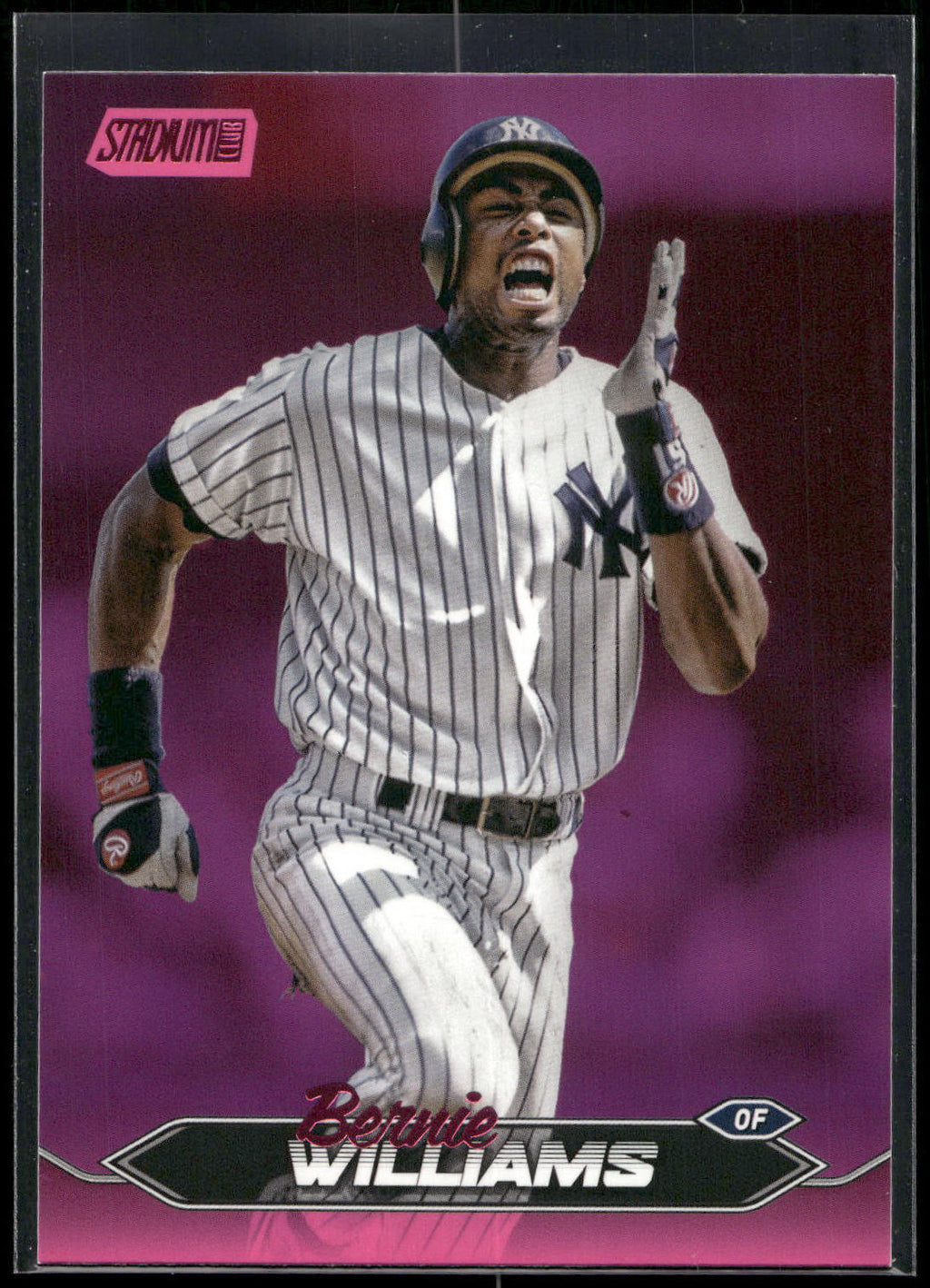 2024 Stadium Club #196 Bernie Williams Pink Foil