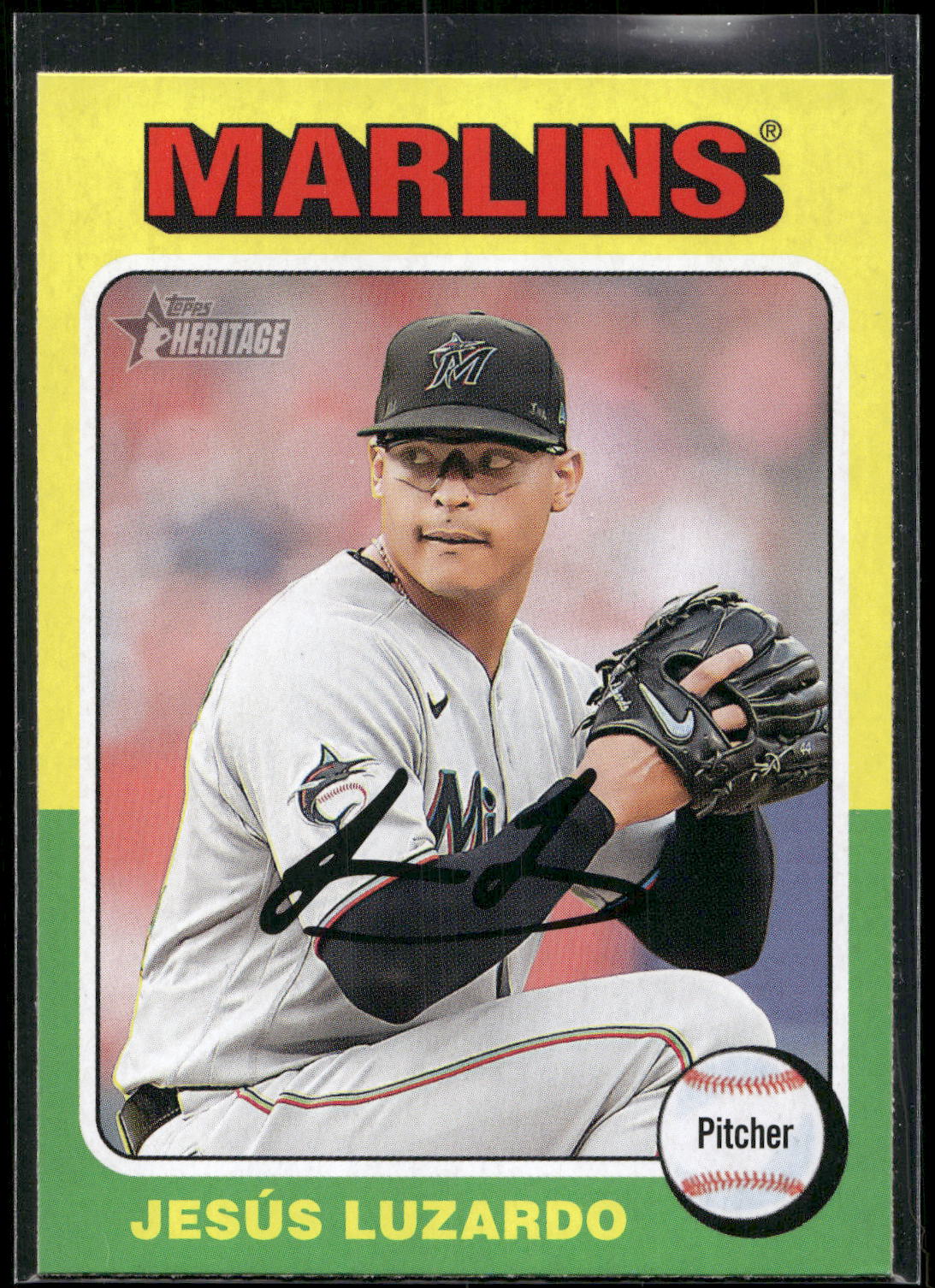 2024 Topps Heritage #448 Jesús Luzardo