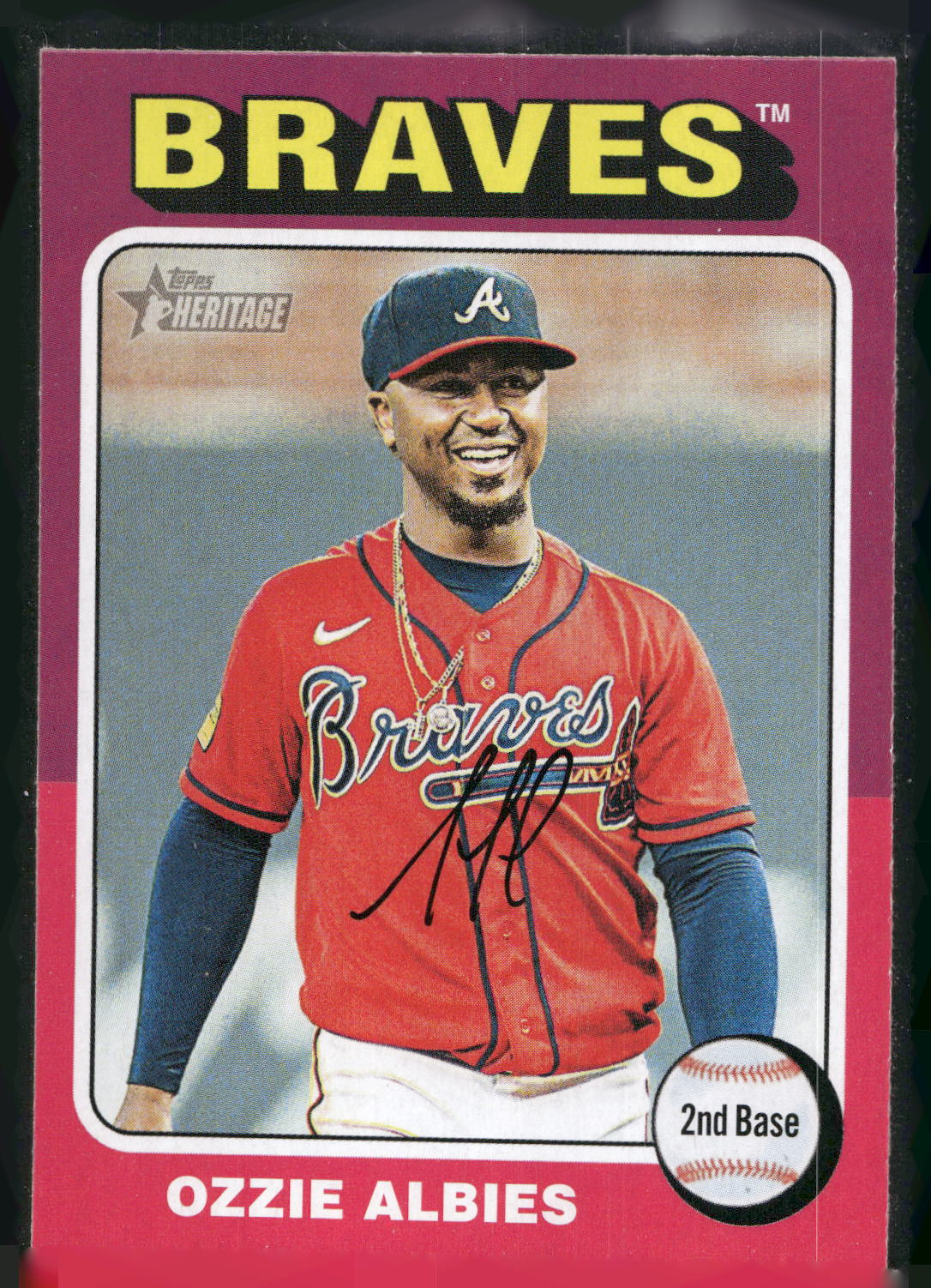 2024 Topps Heritage #345 Ozzie Albies