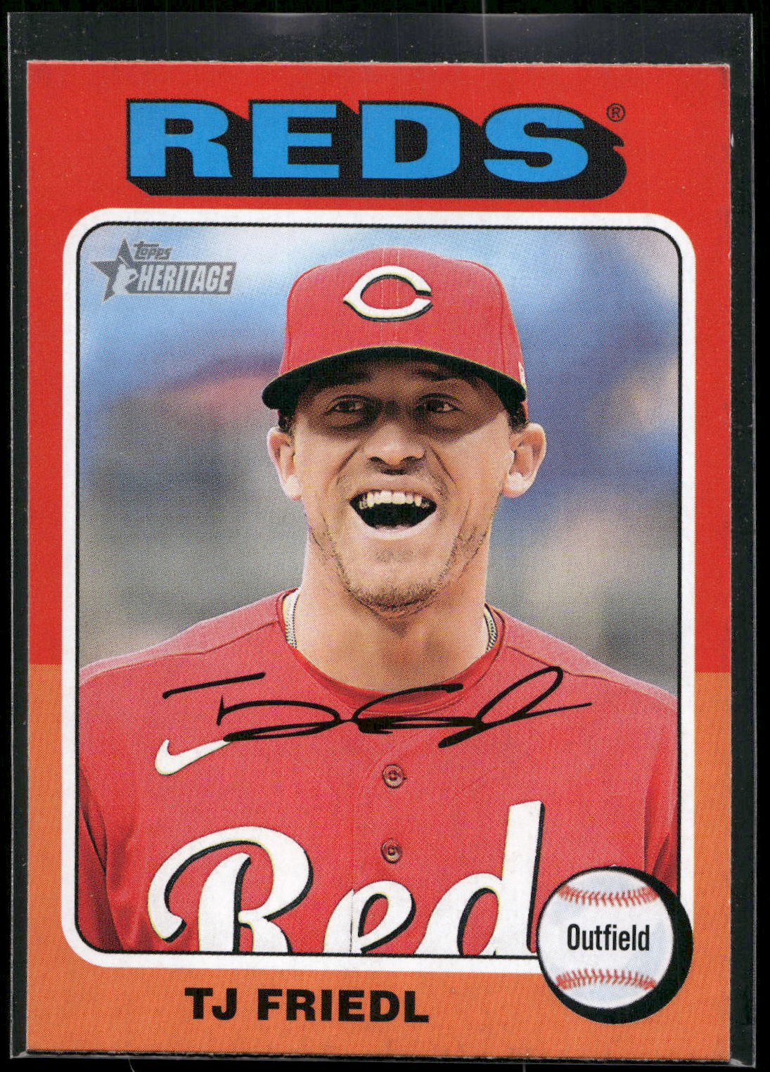2024 Topps Heritage #336 TJ Friedl