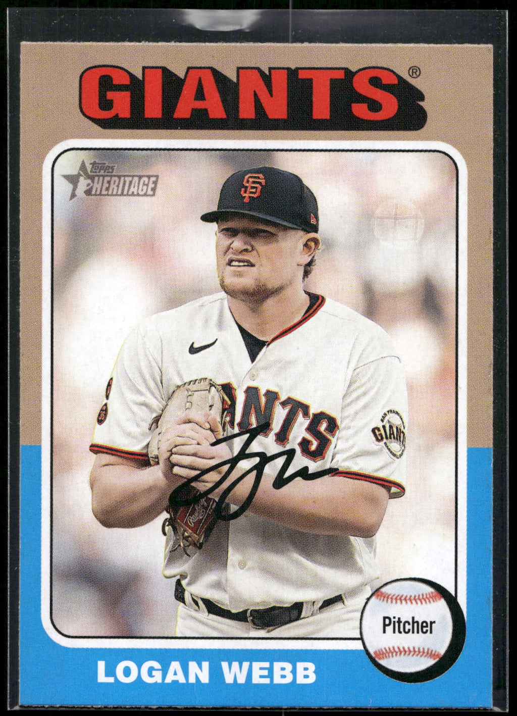 2024 Topps Heritage #393 Logan Webb