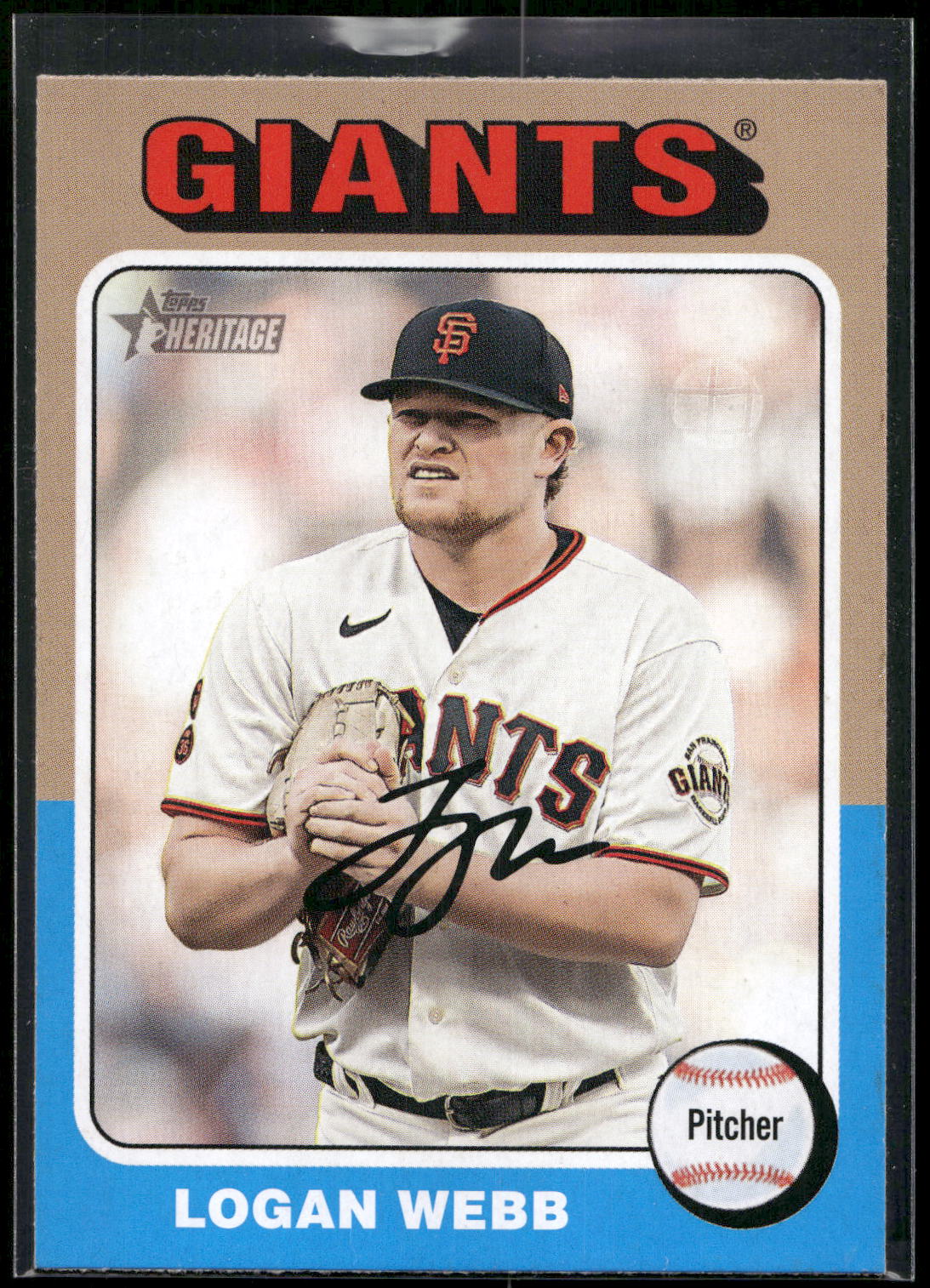 2024 Topps Heritage #393 Logan Webb