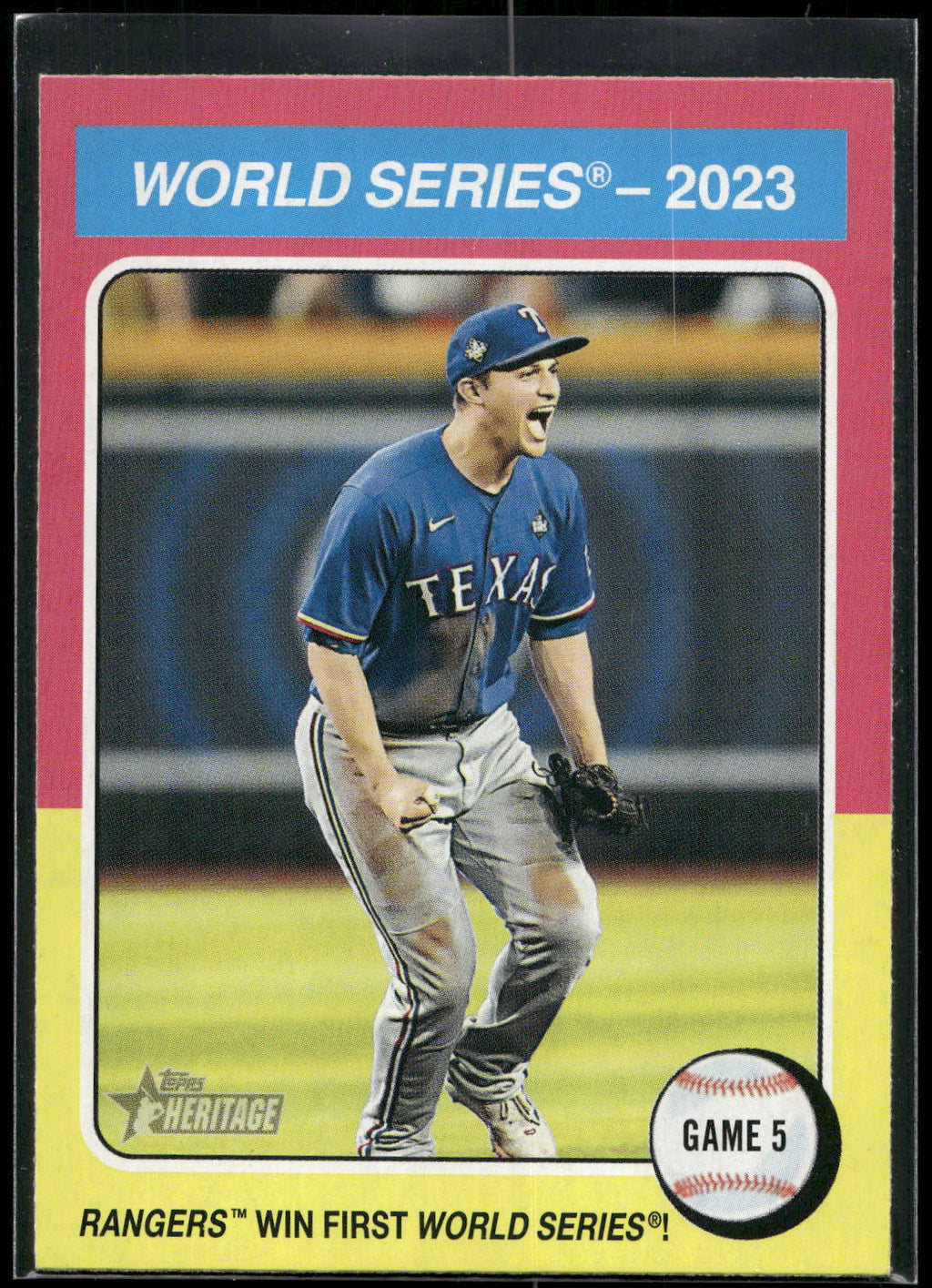 2024 Topps Heritage #466 World Series 2023: Game 5